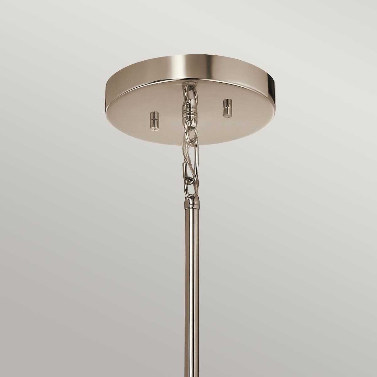 City Loft 1 Light Medium Pendant Polished Nickel - KL-CITY-LOFT-P-M