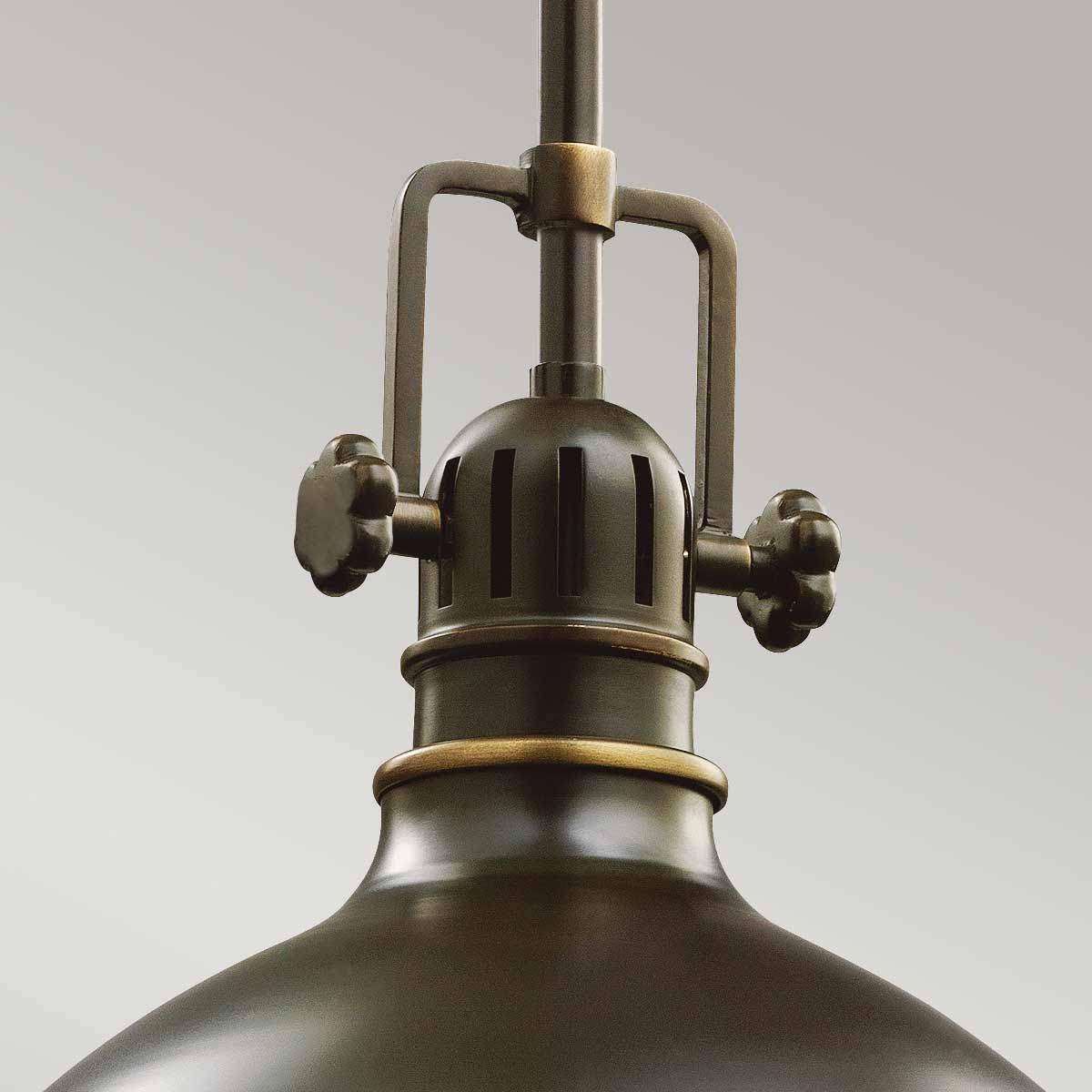 Hatteras Bay 1 Light Medium Pendant Olde Bronze - KL-HATTERAS-BAY-M-OZ