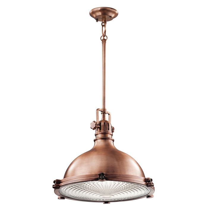 Hatteras Bay 1 Light Extra Large Pendant Antique Copper - KL-HATTERAS-BAY-XLACO