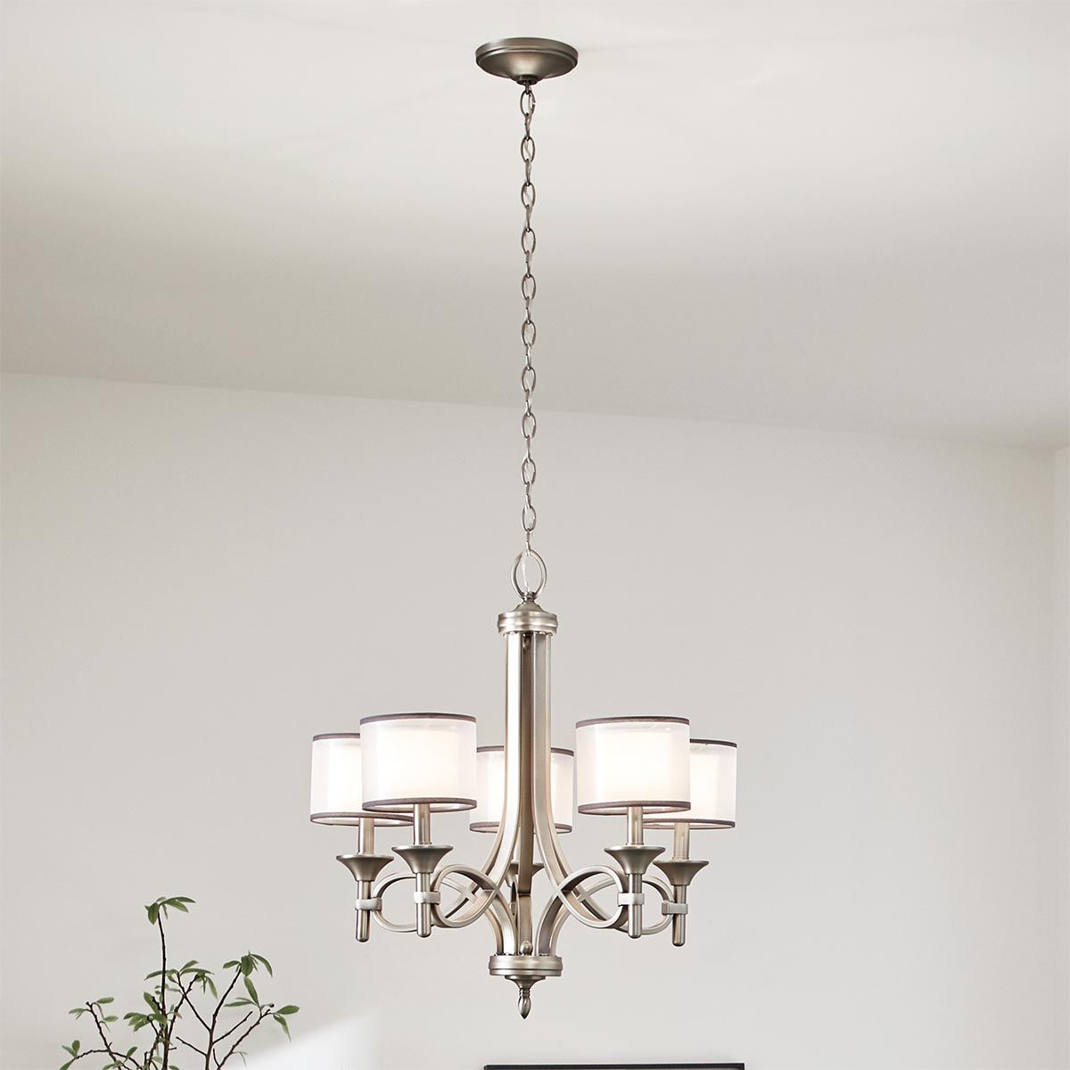 Lacey 5 Light Chandelier Antique Pewter - KL-LACEY5-AP