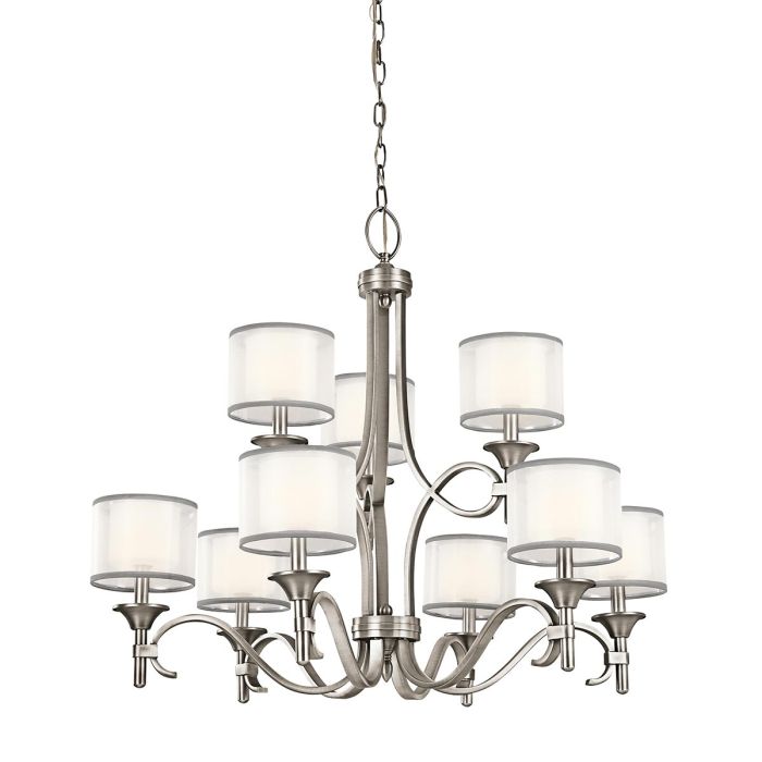 Lacey 9 Light Chandelier Antique Pewter - KL-LACEY9-AP