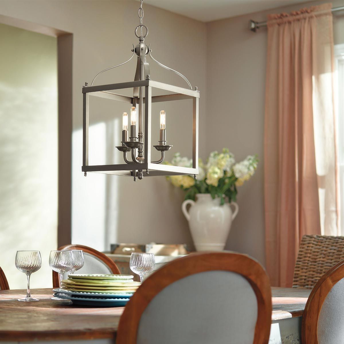 Larkin 3 Light Medium Pendant Brushed Nickel - KL-LARKIN-P-M-NI