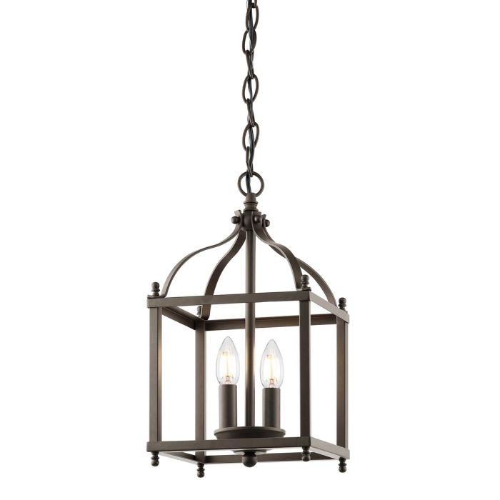 Larkin 2 Light Small Pendant Olde Bronze - KL-LARKIN-P-S-OZ