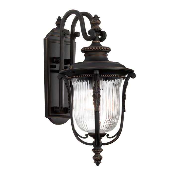 Franceasi Medium Wall Lantern Olde Bronze - KL-LUVERNE2-M