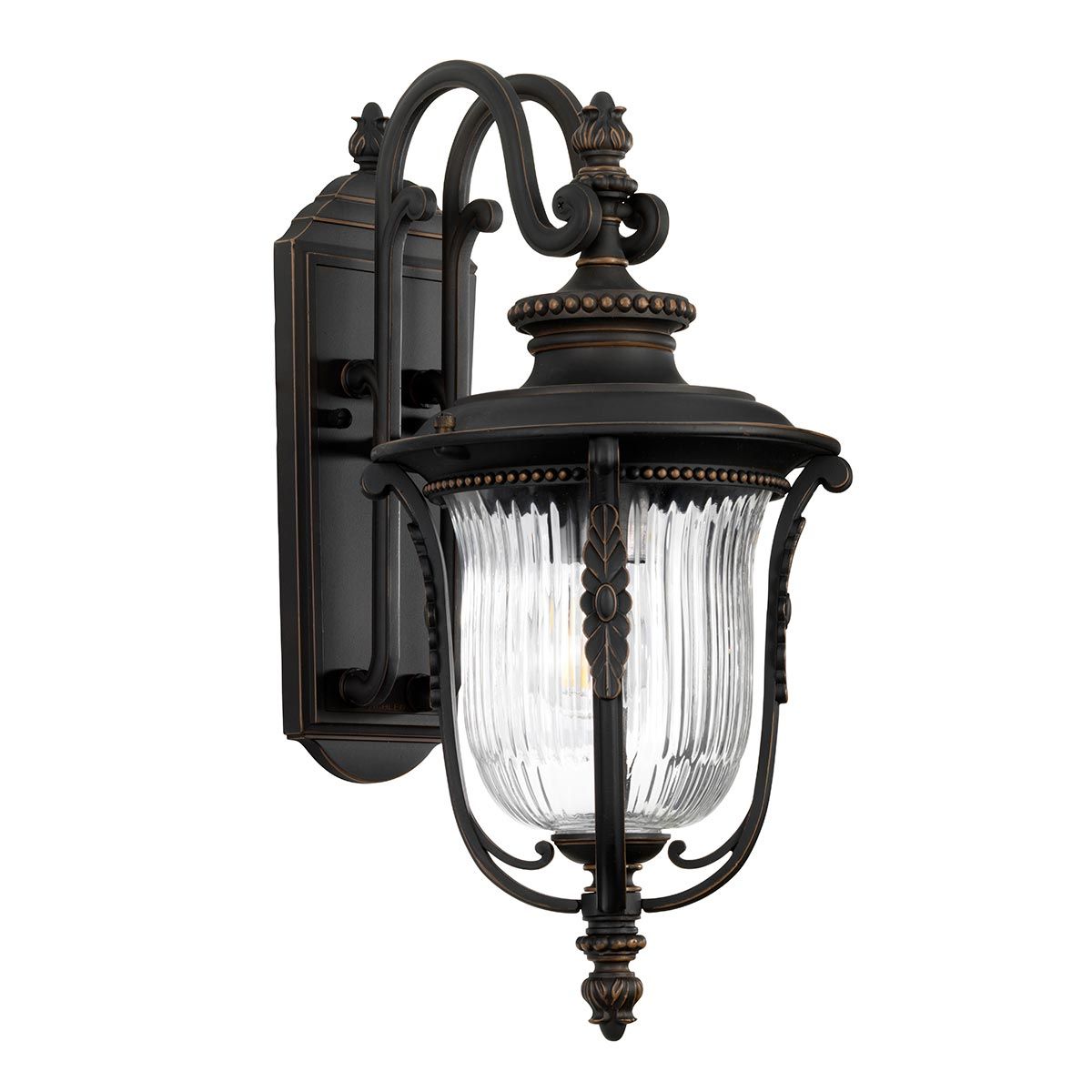 Franceasi Medium Wall Lantern Olde Bronze - KL-LUVERNE2-M