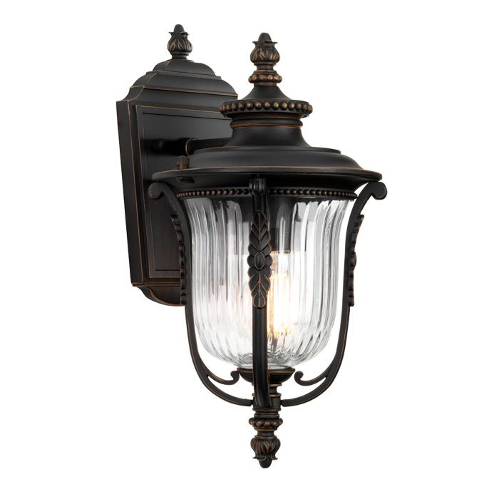 Luverne Small Wall Lantern Rubbed Bronze - KL-LUVERNE2-S