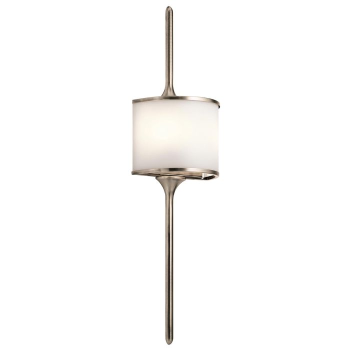 Mona 2 Light Large Wall Light Classic Pewter - KL-MONA-L-CLP