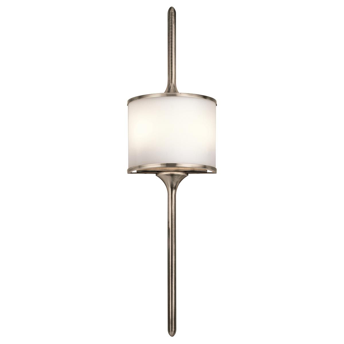 Mona 2 Light Large Wall Light Classic Pewter - KL-MONA-L-CLP