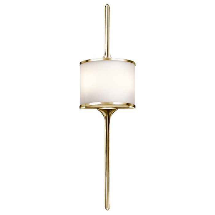 Mona 2 Light Large Wall Light Polished Brass - KL-MONA-L-PB