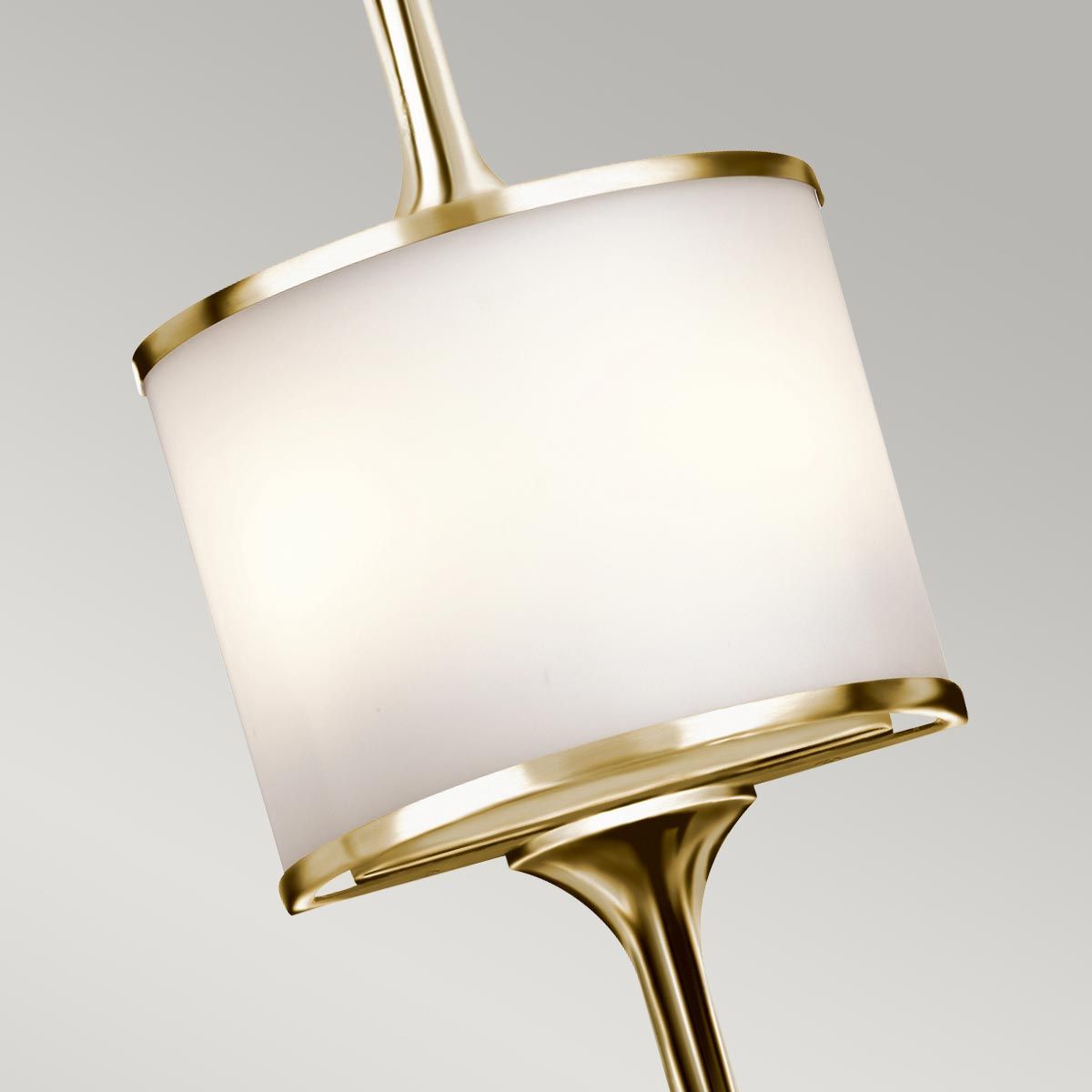 Mona 2 Light Large Wall Light Polished Brass - KL-MONA-L-PB