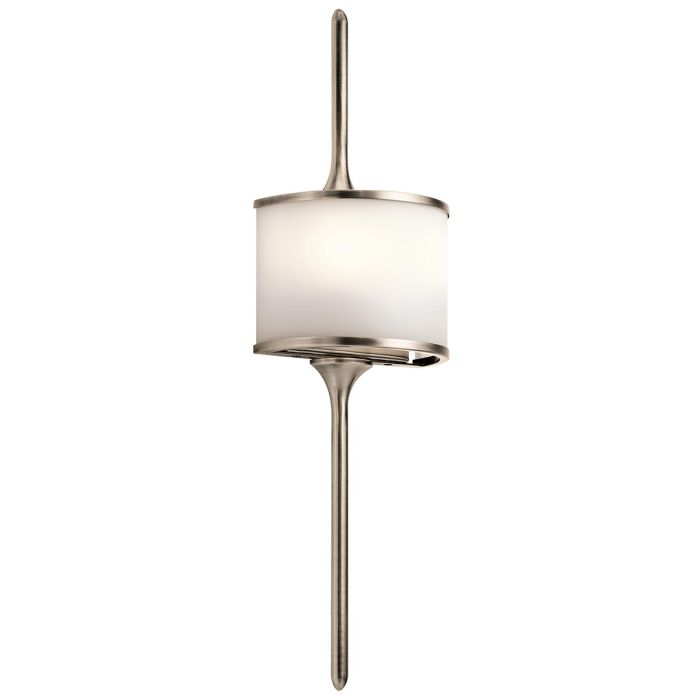 Mona 2 Light Small Wall Light Classic Pewter - KL-MONA-S-CLP