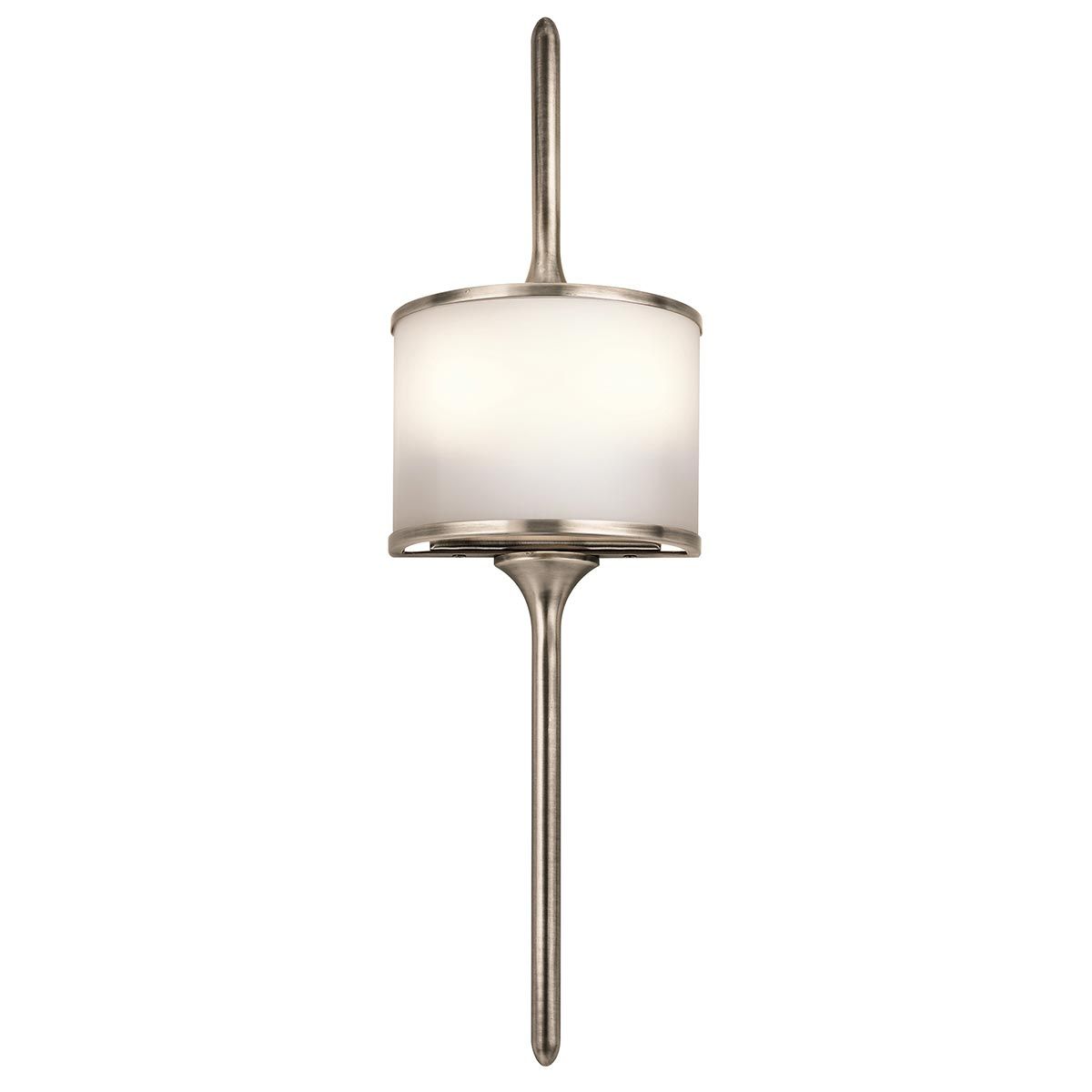 Mona 2 Light Small Wall Light Classic Pewter - KL-MONA-S-CLP