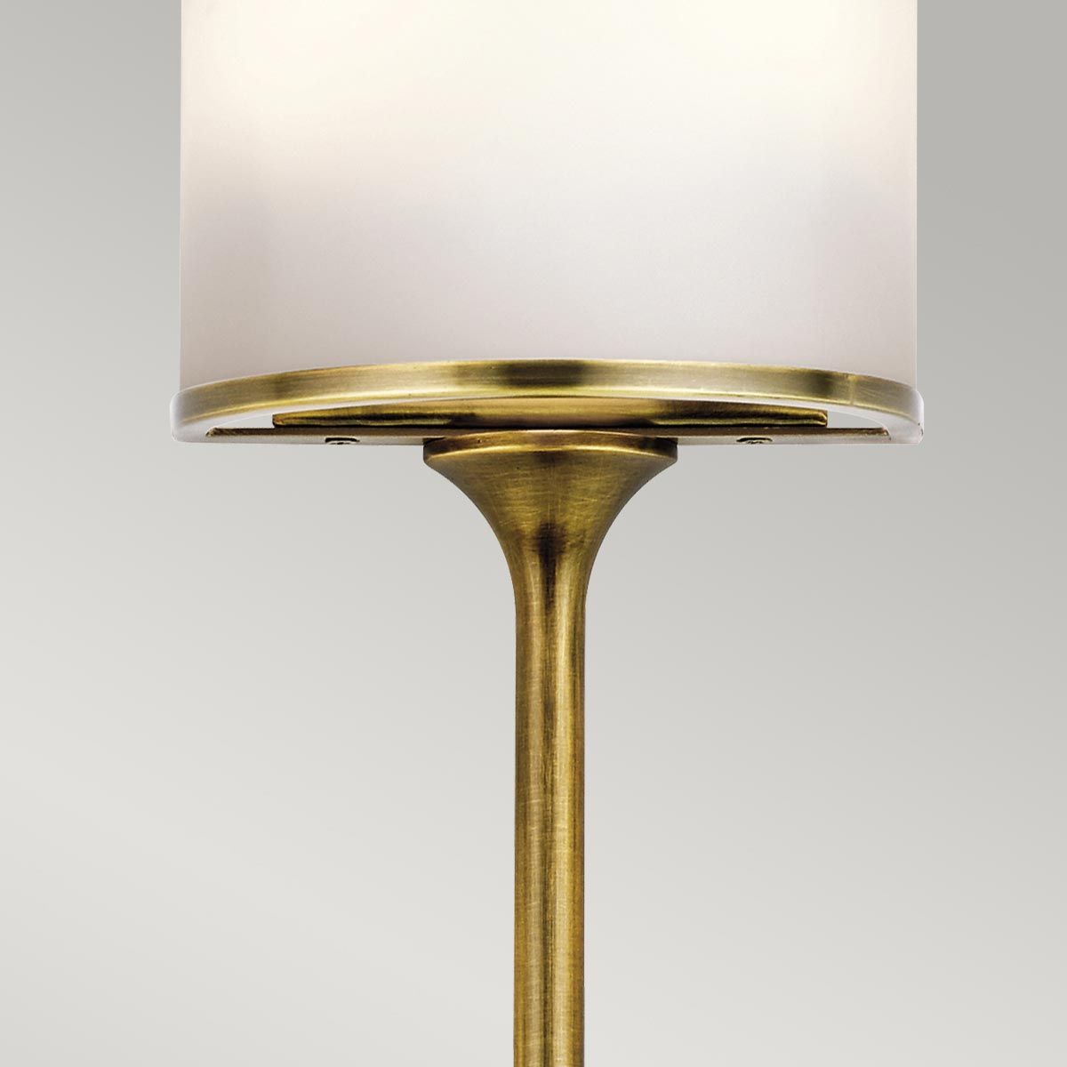 Mona 2 Light Small Wall Light Natural Brass - KL-MONA-S-NBR