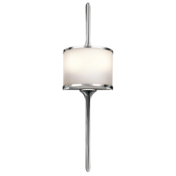 Mona 2 Light Small Wall Light Polished Chrome - KL-MONA-S-PC