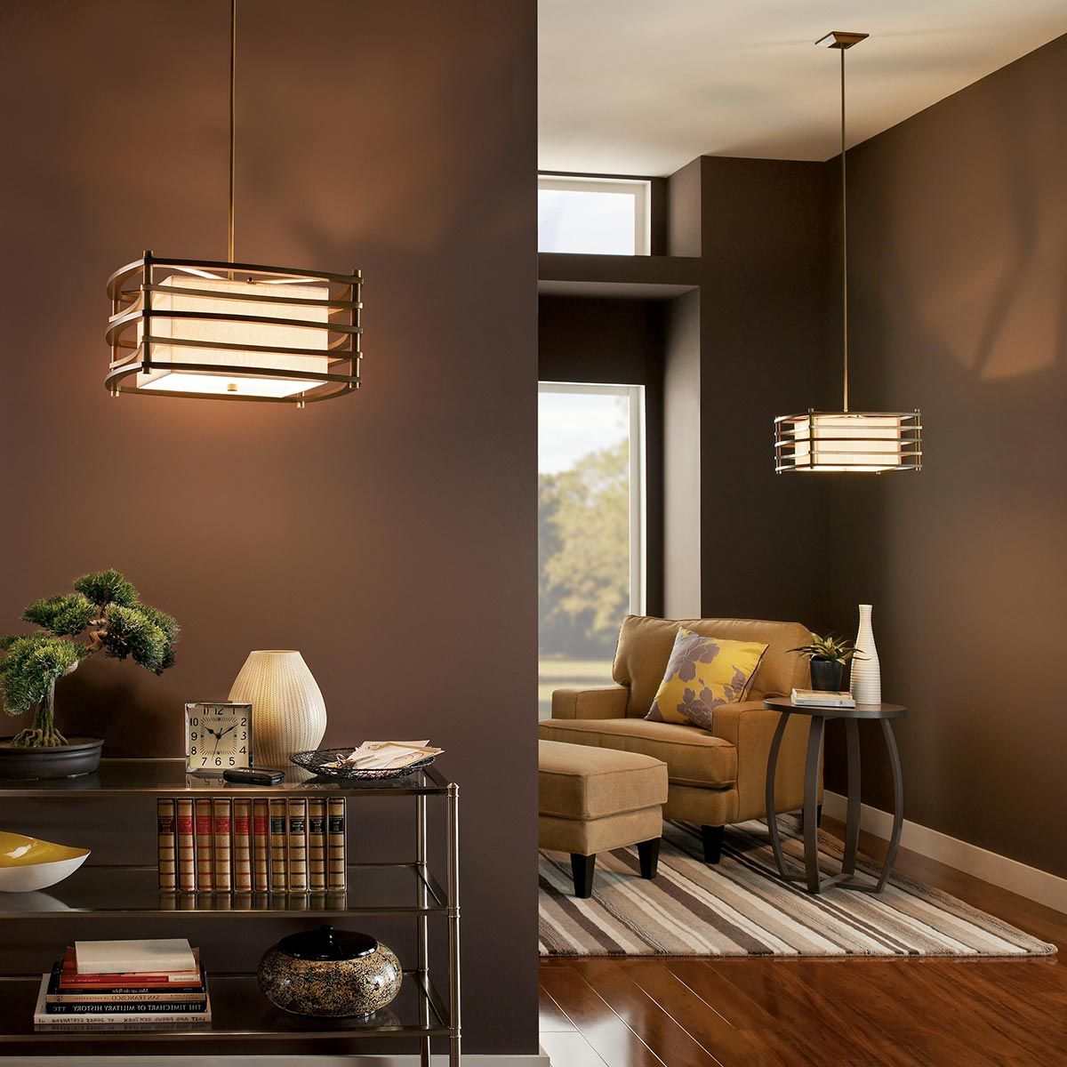 Moxie 2 Light Small Pendant Cambridge Bronze - KL-MOXIE-P-S