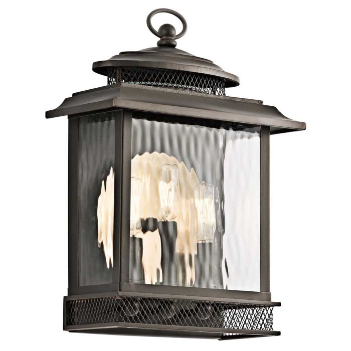 Pettiford 3 Light Wall Lantern Olde Bronze - KL-PETTIFORD-L