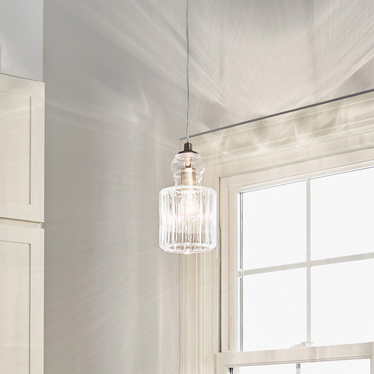 Riviera 147mm Light Pendant Brushed Nickel - KL-RIVIERA-P-B