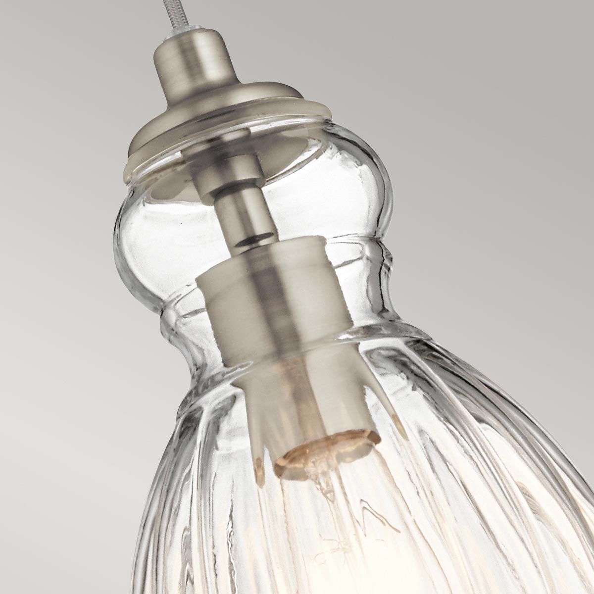 Riviera 152mm Light Pendant Brushed Nickel - KL-RIVIERA-P-C