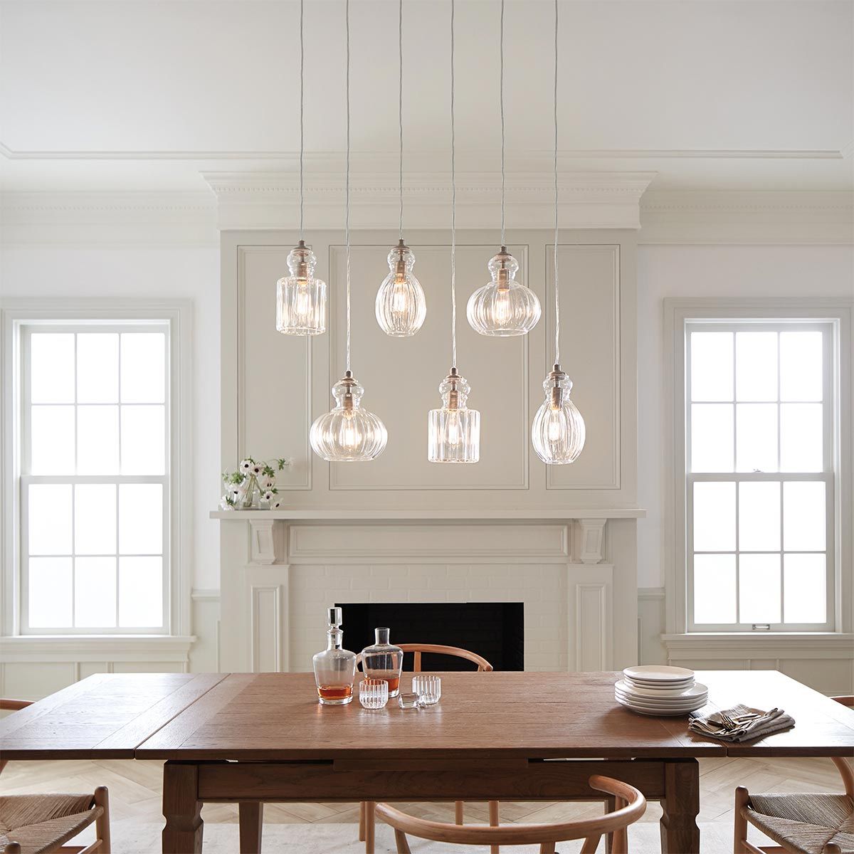 Riviera 152mm Light Pendant Brushed Nickel - KL-RIVIERA-P-C