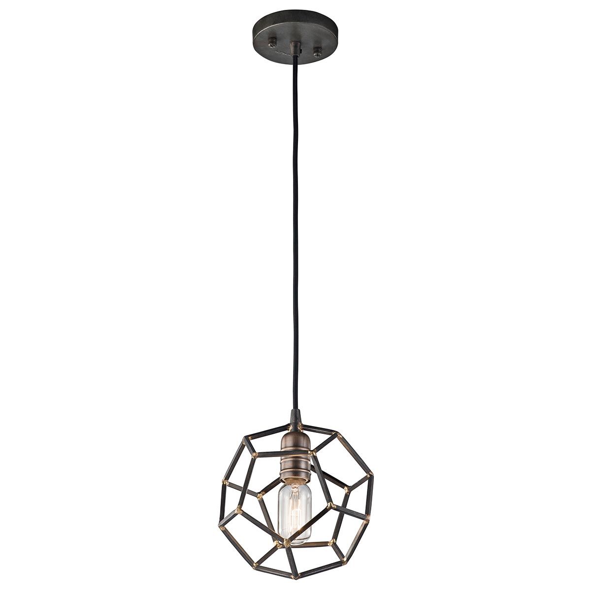 Rocklyn Pendant Light Raw Steel - KL-ROCKLYN-MP-RS