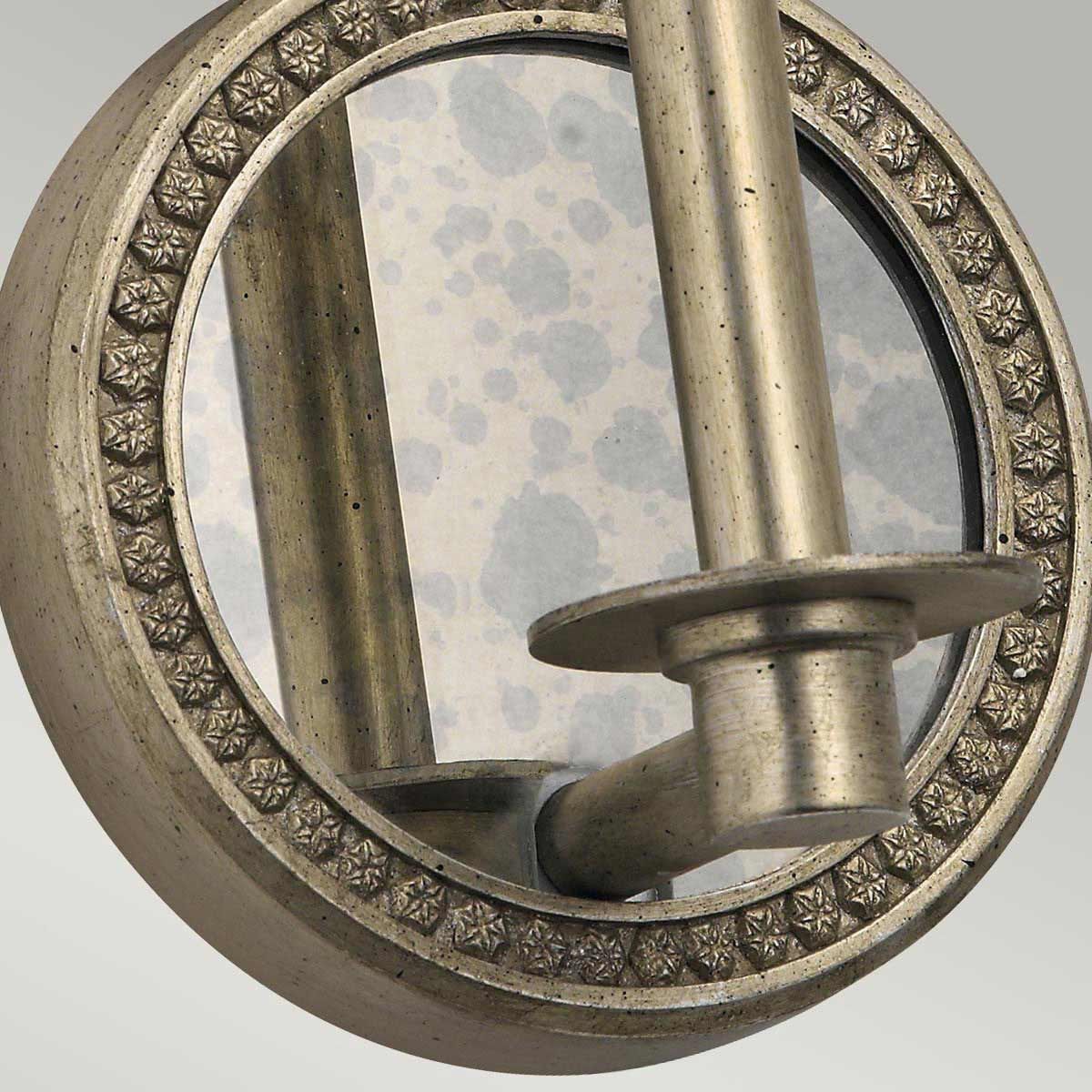 Rosalie 1 Light Wall Light Sterling Gold - KL-ROSALIE1