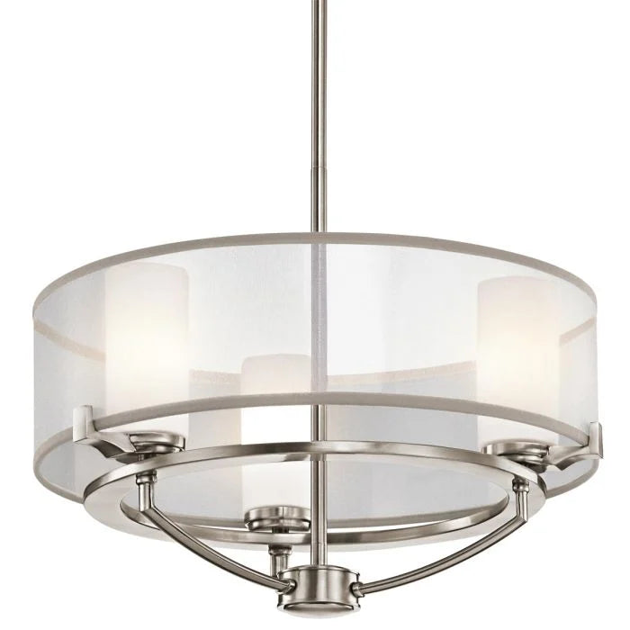 Saldana 3 Light Chandelier Classic Pewter - KL-SALDANA3