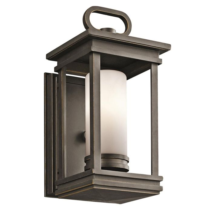 South Hope Small Wall Lantern Rubbed Bronze - KL-SOUTH-HOPE-S