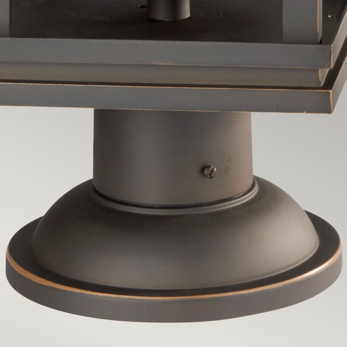 South Hope Large Pedestal Light Rubbed Bronze - KL-SOUTH-HOPE3-L