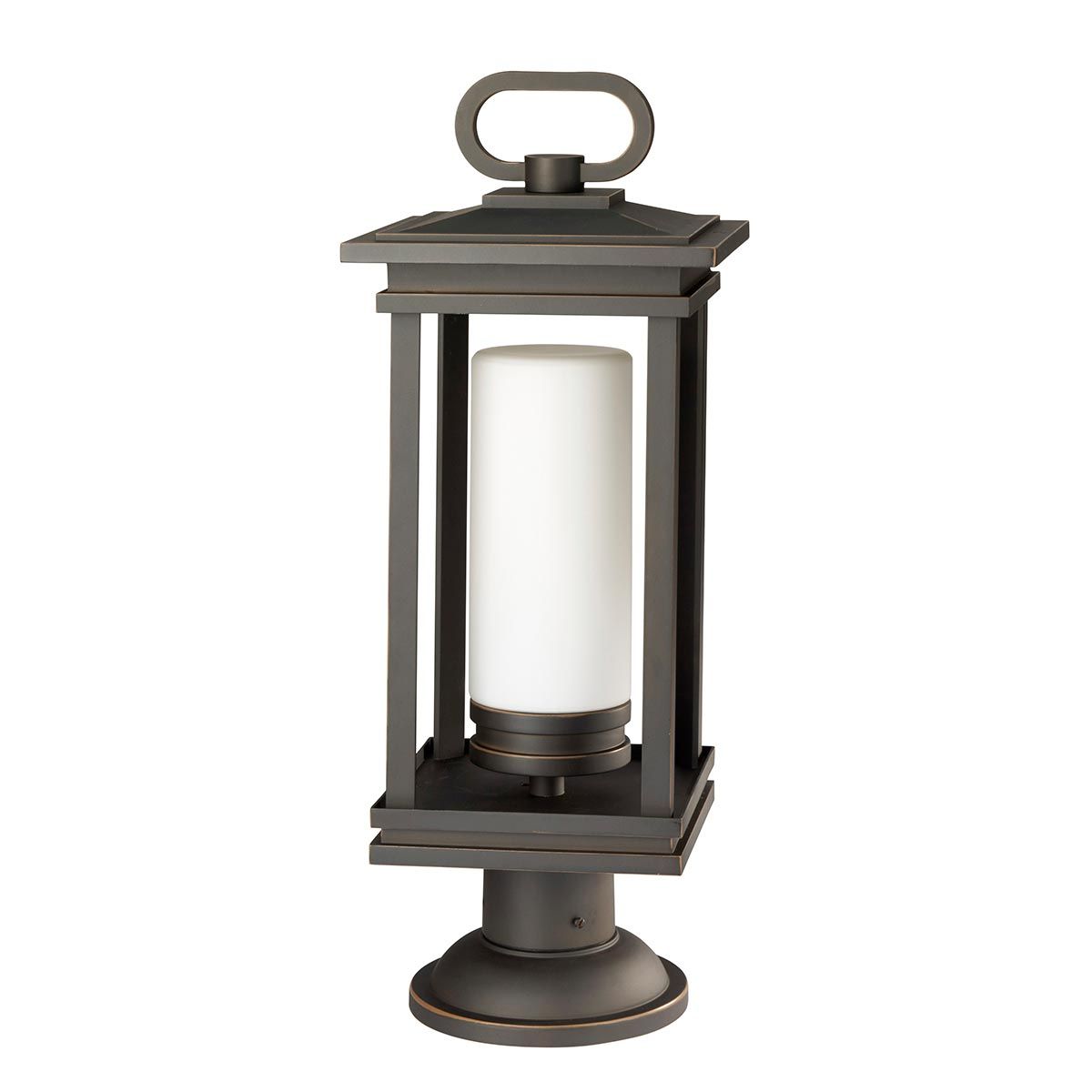 South Hope Large Pedestal Light Rubbed Bronze - KL-SOUTH-HOPE3-L