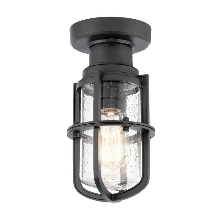 Suri Ceiling Lantern Textured Black - KL-SURI-F