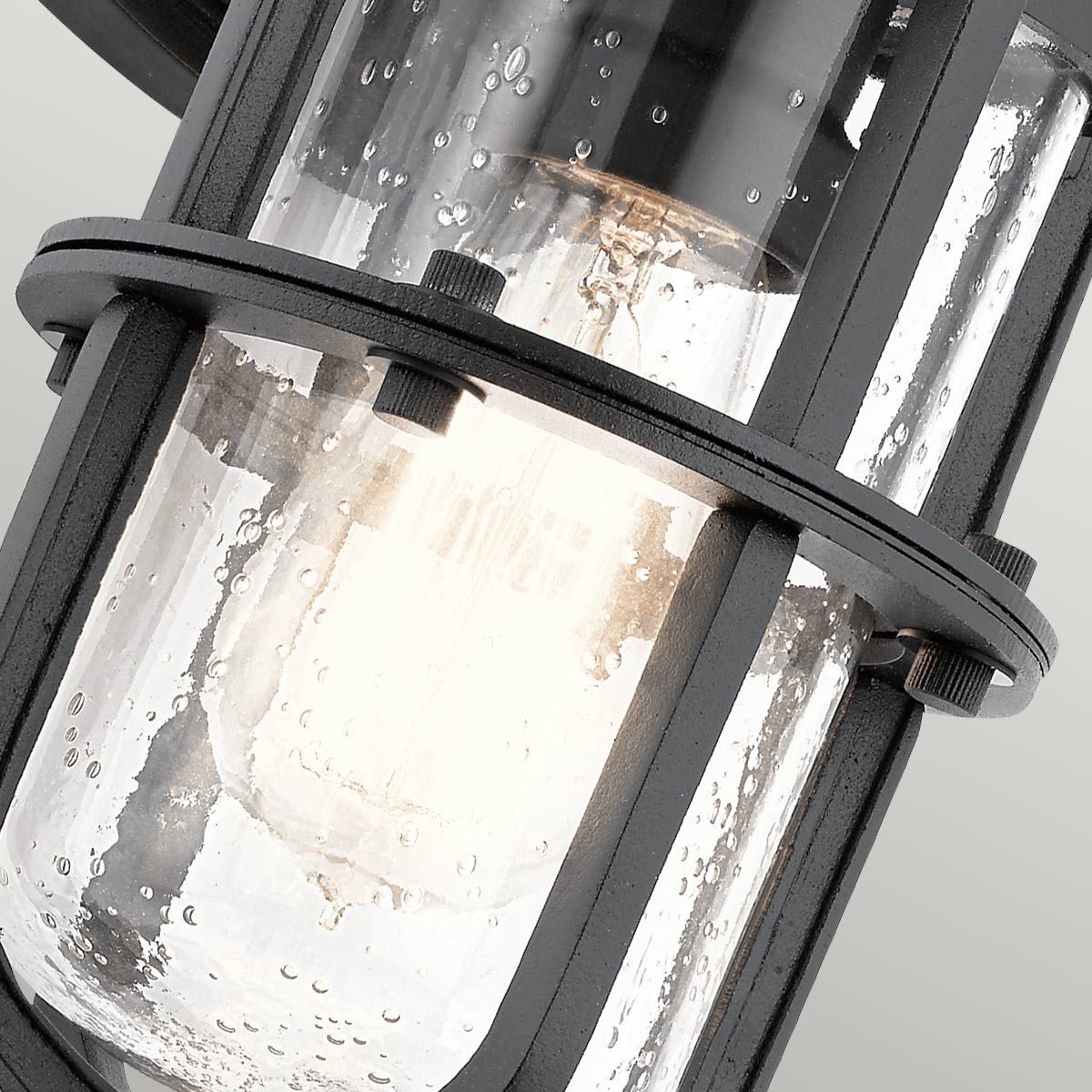 Suri Small Wall Lantern Textured Black - KL-SURI-S