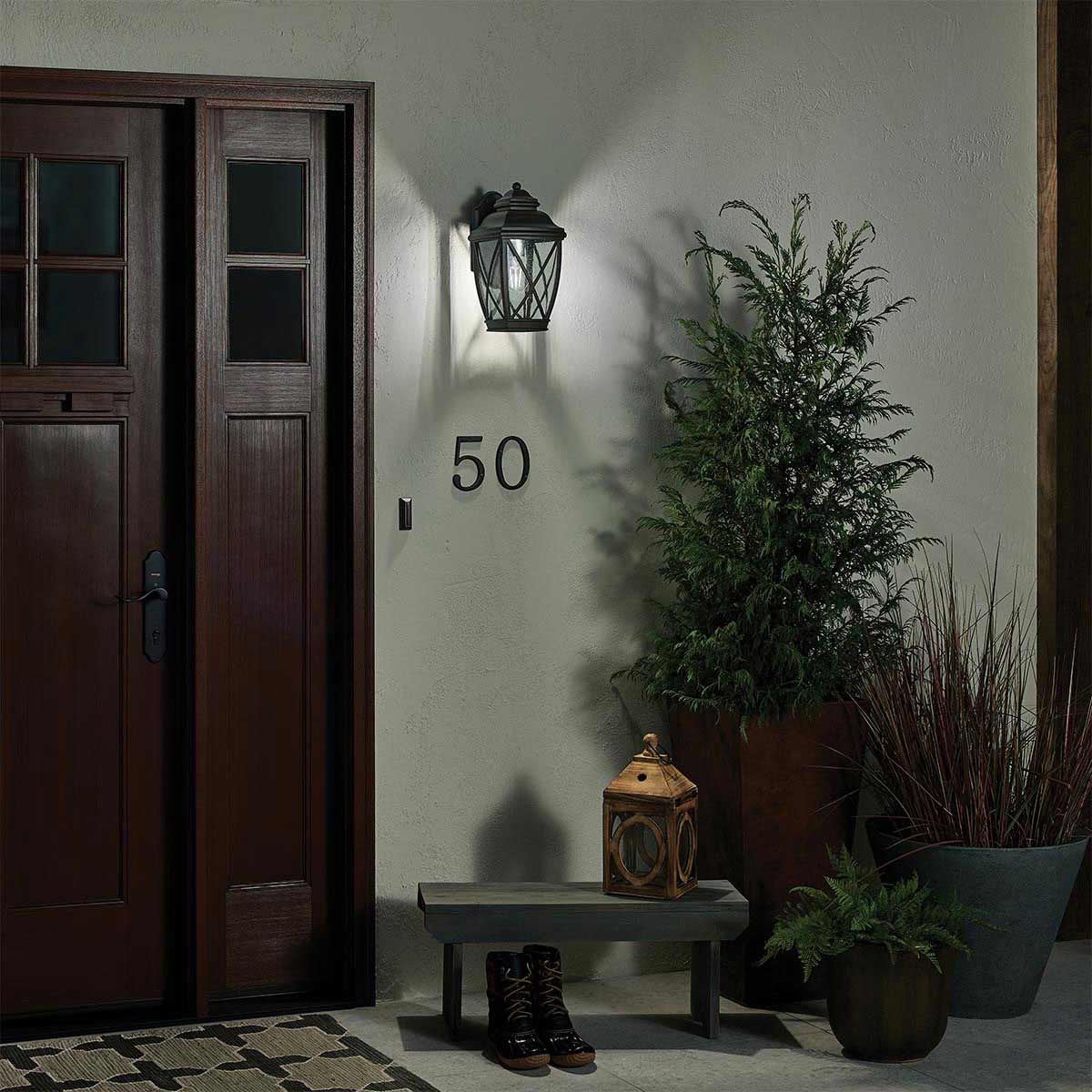 Tangier Medium Wall Lantern Olde Bronze - KL-TANGIER2-M