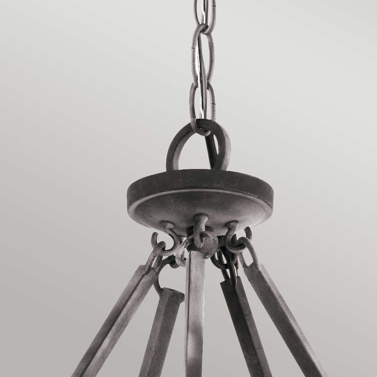 Taulbee 15 Light Chandelier Weathered Zinc - KL-TAULBEE15