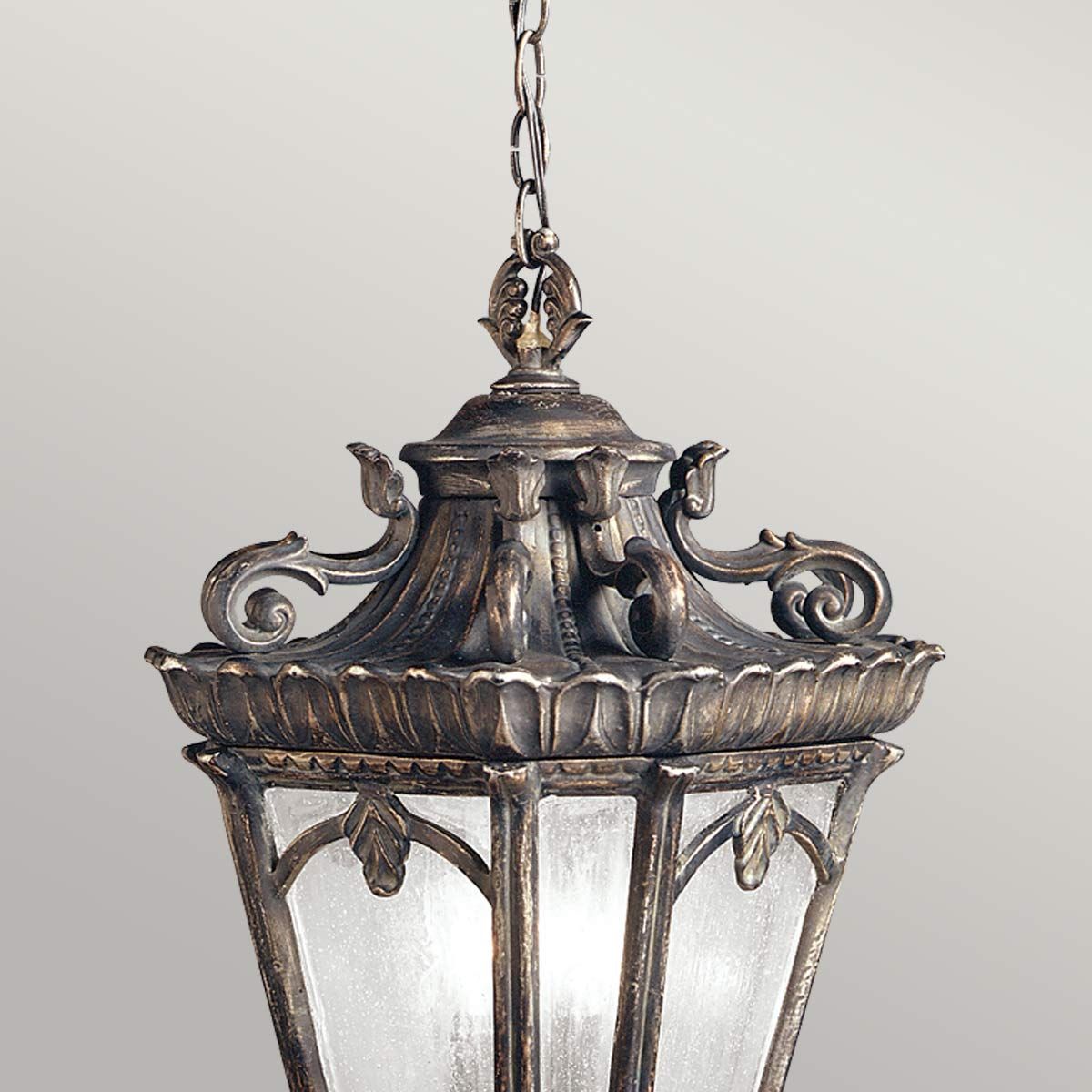 Tournai 3 Light Extra Large Chain Lantern Londonderry - KL-TOURNAI8-XL