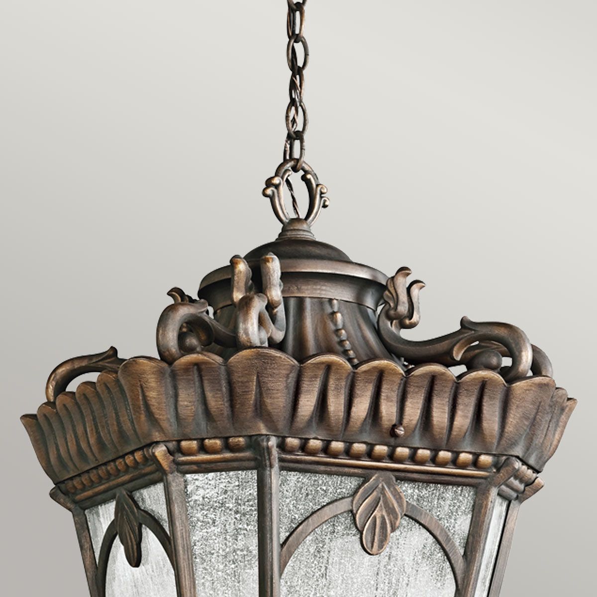 Tournai 4 Light Grand Extra Large Chain Lantern Londonderry - KL-TOURNAI8G-XL