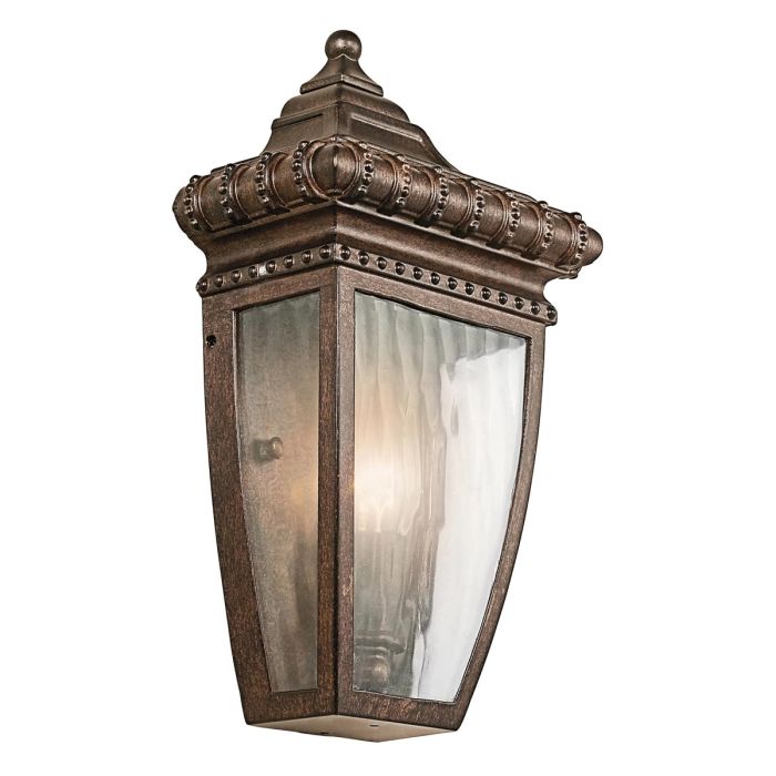 Venetian Rain Half Wall Lantern Brushed Bronze - KL-VENETIAN7-S