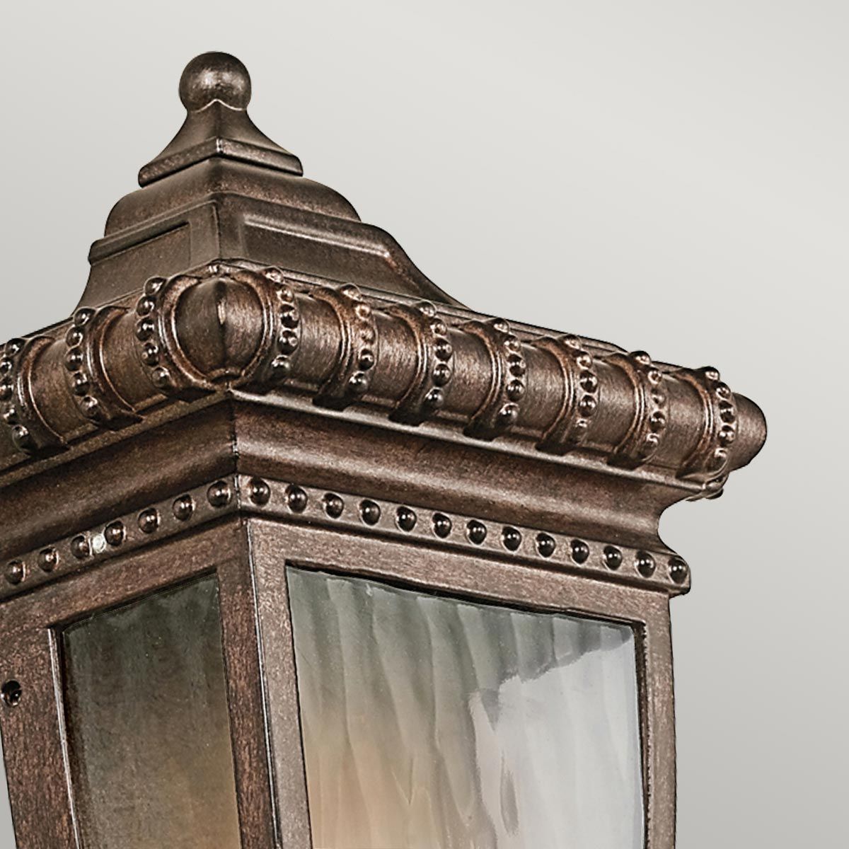 Venetian Rain Half Wall Lantern Brushed Bronze - KL-VENETIAN7-S