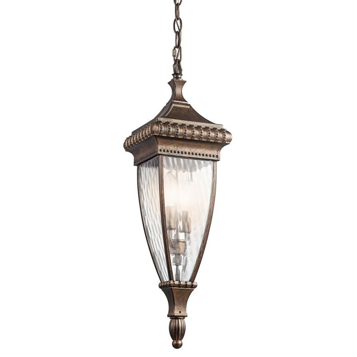 Venetian Rain 2 Light Chain Lantern Brushed Bronze - KL-VENETIAN8-M