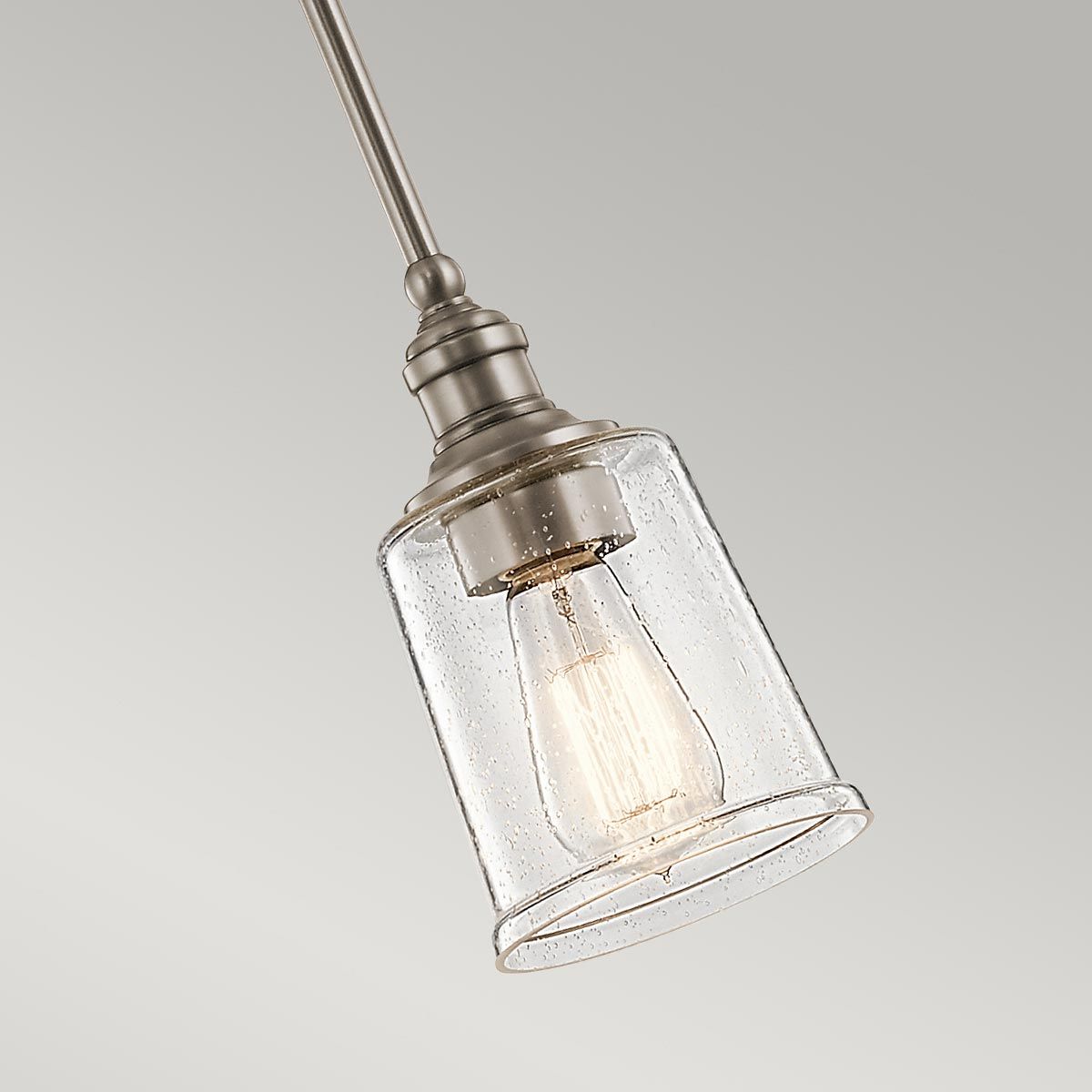 Waverly 1 Light Mini Pendant Classic Pewter - KL-WAVERLY-MP-CLP