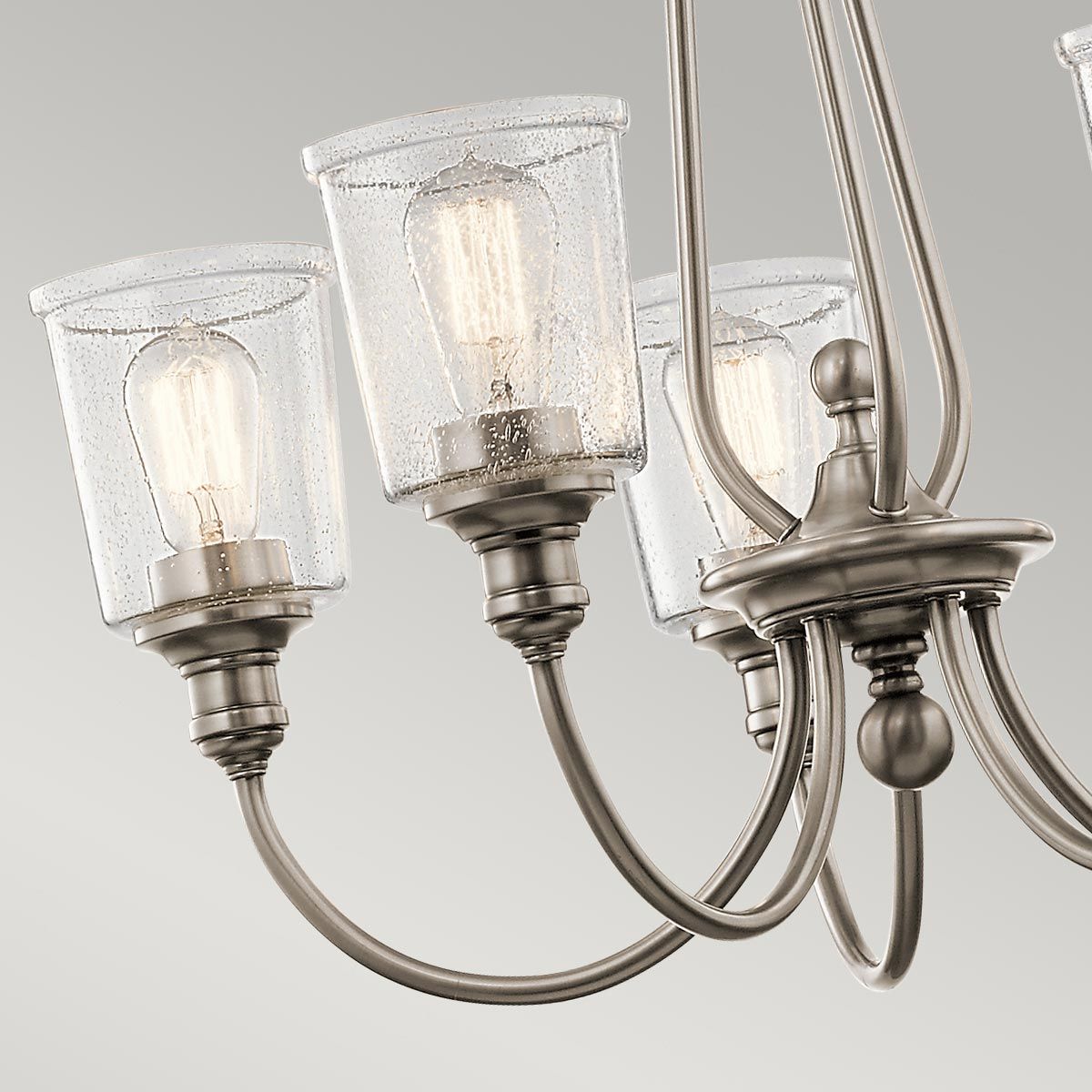 Waverly 5 Light Chandelier Classic Pewter - KL-WAVERLY5-CLP