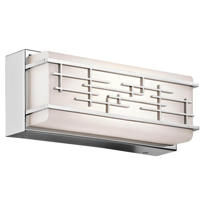 Zolon Small LED Vanity Light Chrome - KL-ZOLON-S-BATH