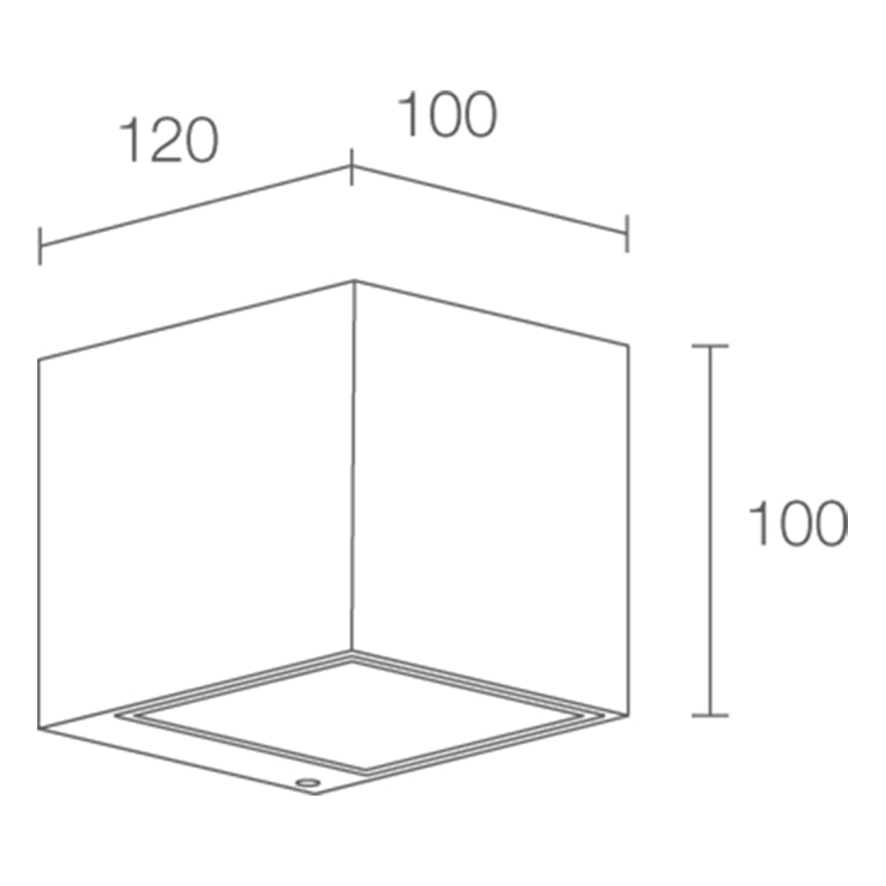 Buy Exterior Wall Lights Australia Kocca 1.1 Exterior Wall Light Single Beam 4W Aluminium - KA1110