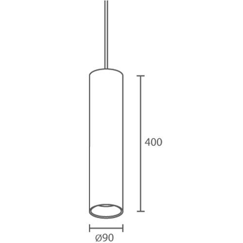 Kora 3.0 Mini Pendant 23° 21W Aluminium - KR3010