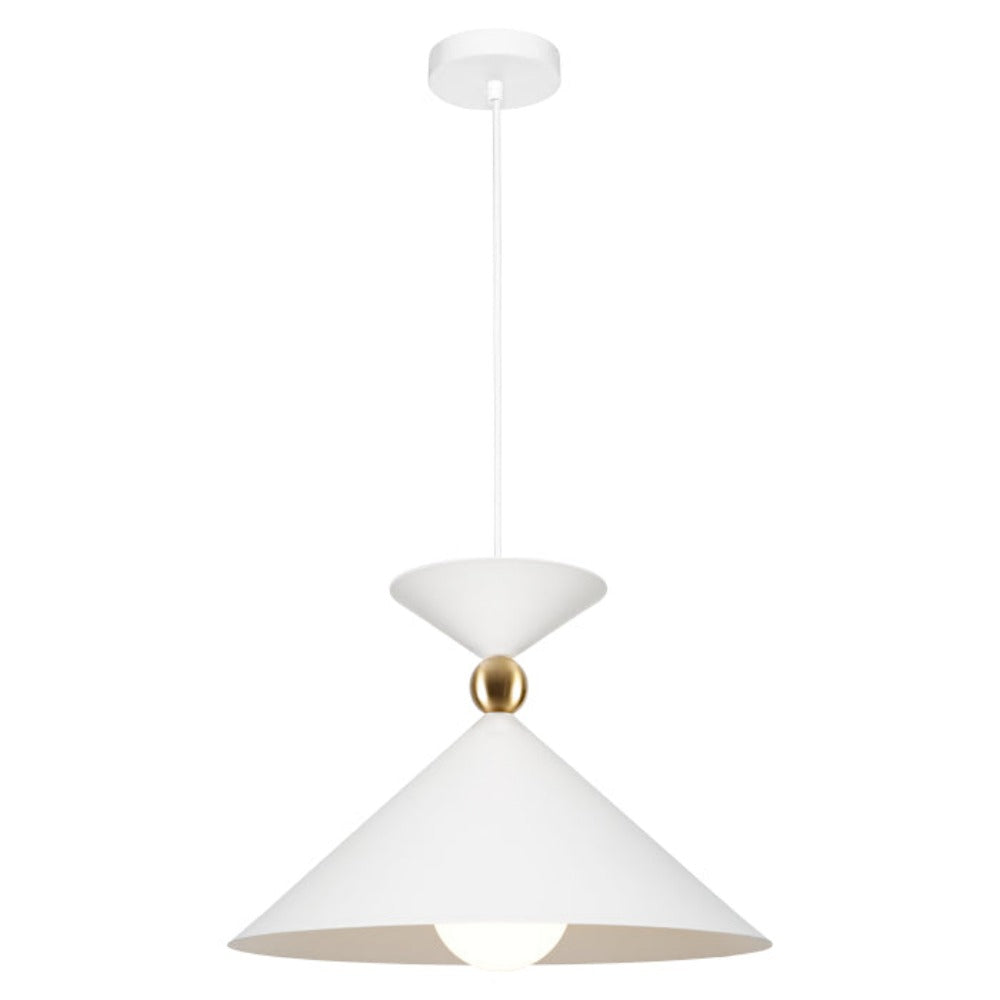 Buy Pendant Lights Australia Krissy Large Pendant Light White - KRISS1PLWHT