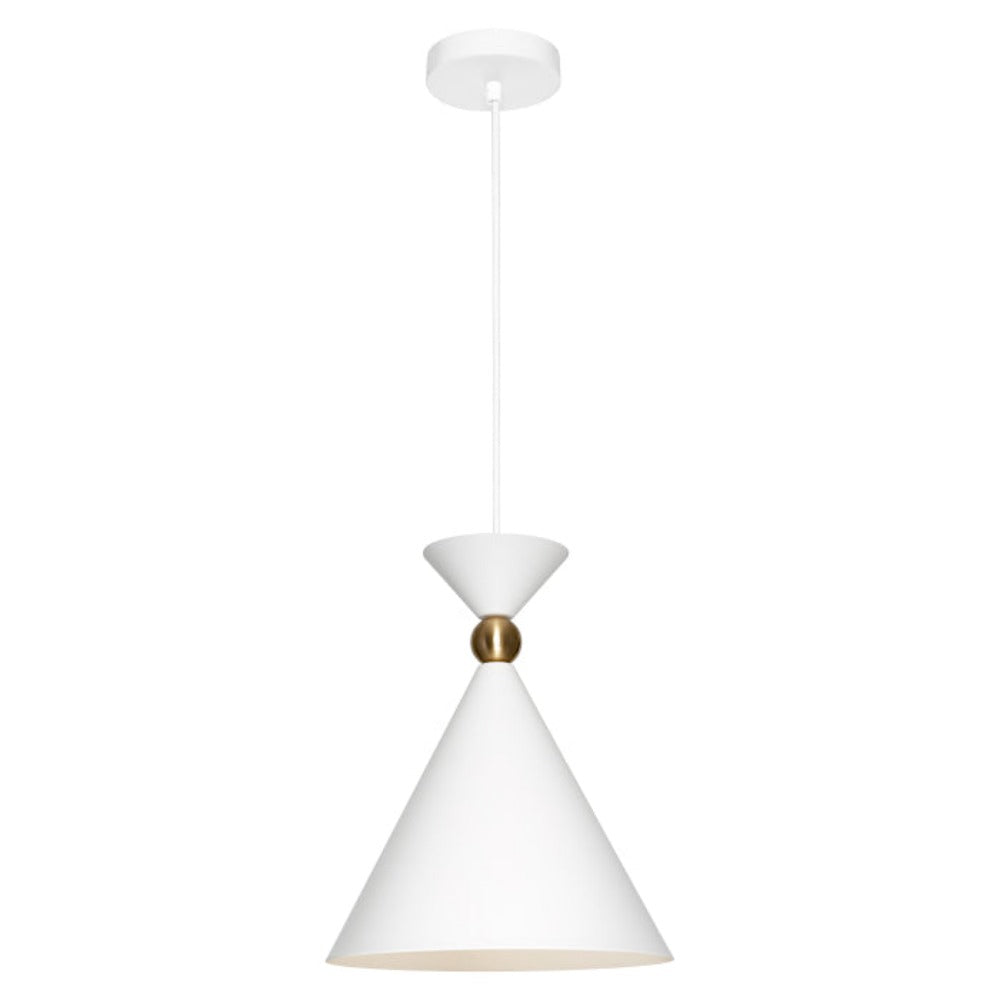 Buy Pendant Lights Australia Krissy Small Pendant Light White - KRISS1PSWHT