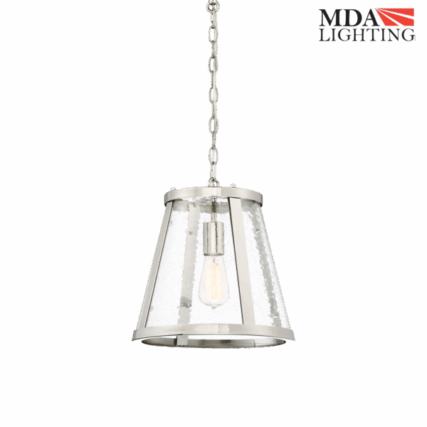Lauren Medium Pendant Light Polished Nickel - MDALAU1MSN