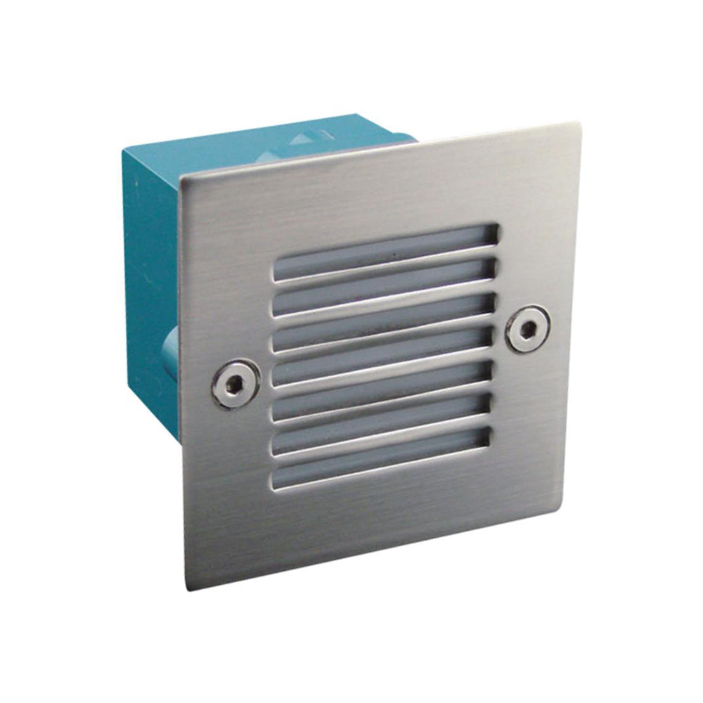Square Outdoor Step Light 0.8W Stainless Steel 4500K - 20847