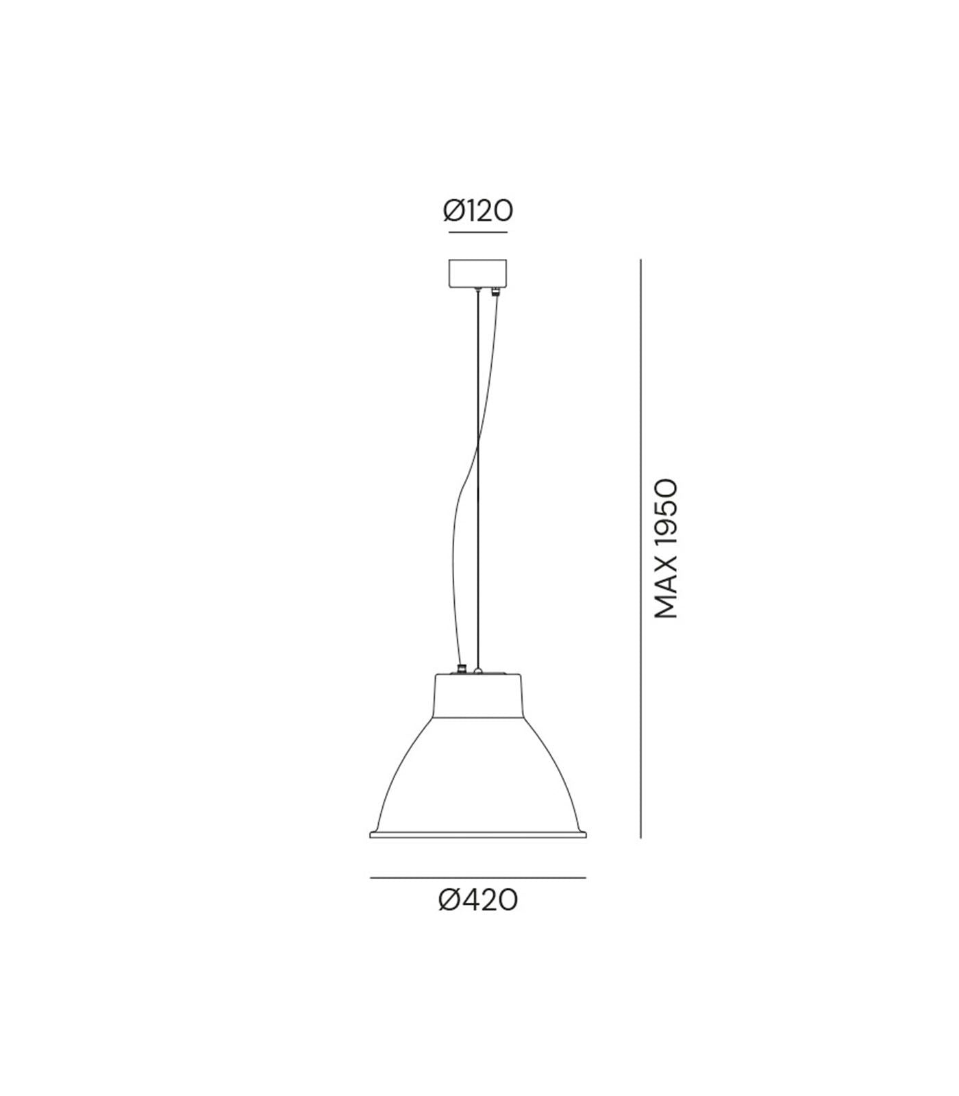 Loft Medium Pendant Light Pre Aged - IL.269.13.FF