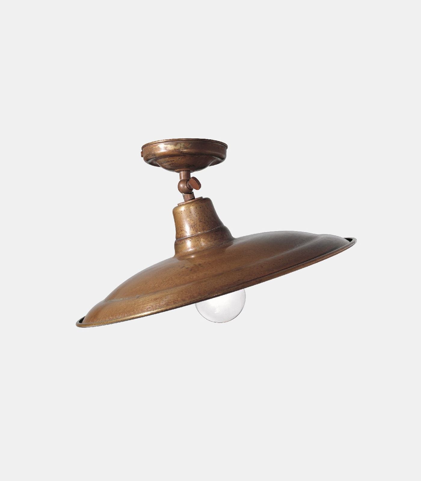 Barchessa Semi Flush Mount Light Pre Aged - IL.220.03.OR