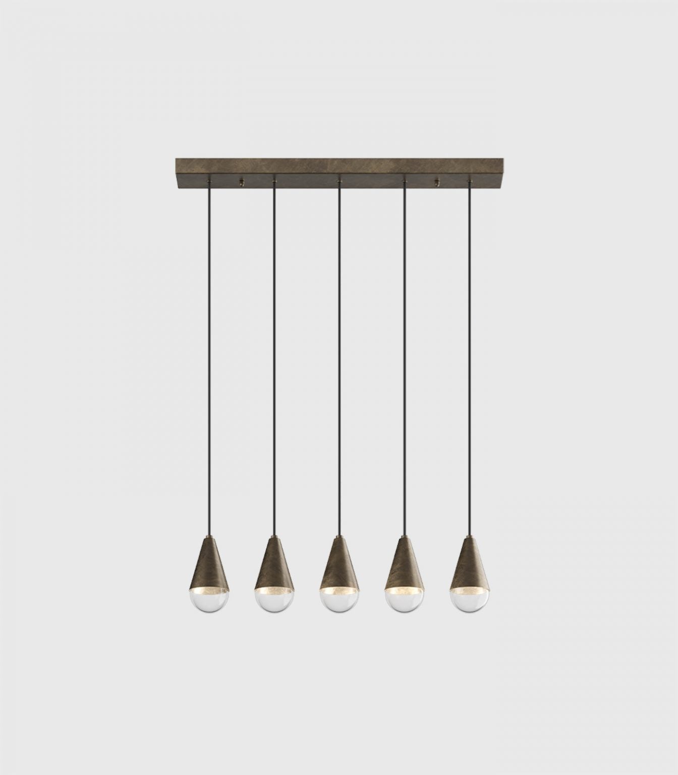 Dew Linear Pendant Light Iron - IL.289.11.FFT